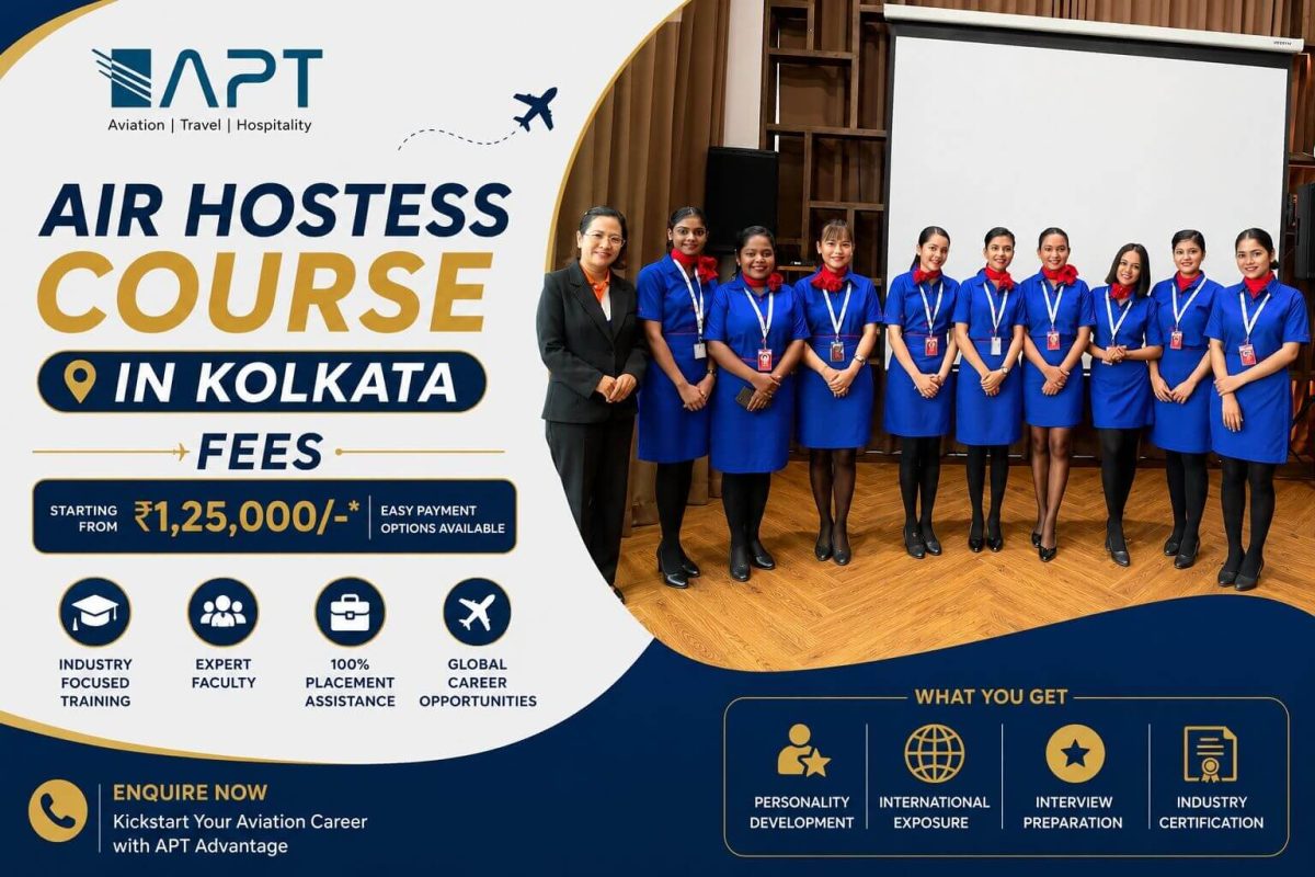 air hostess course in Kolkata fees